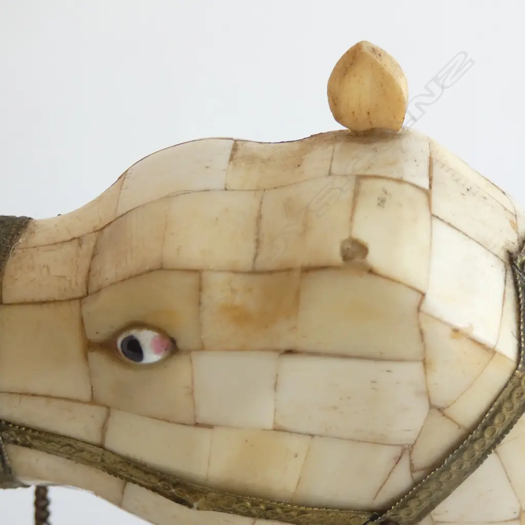 3 CAMELS (MOTHER OF PEARL AND BONE), LARGEST ONE IS 340mm HIGH Image 1++