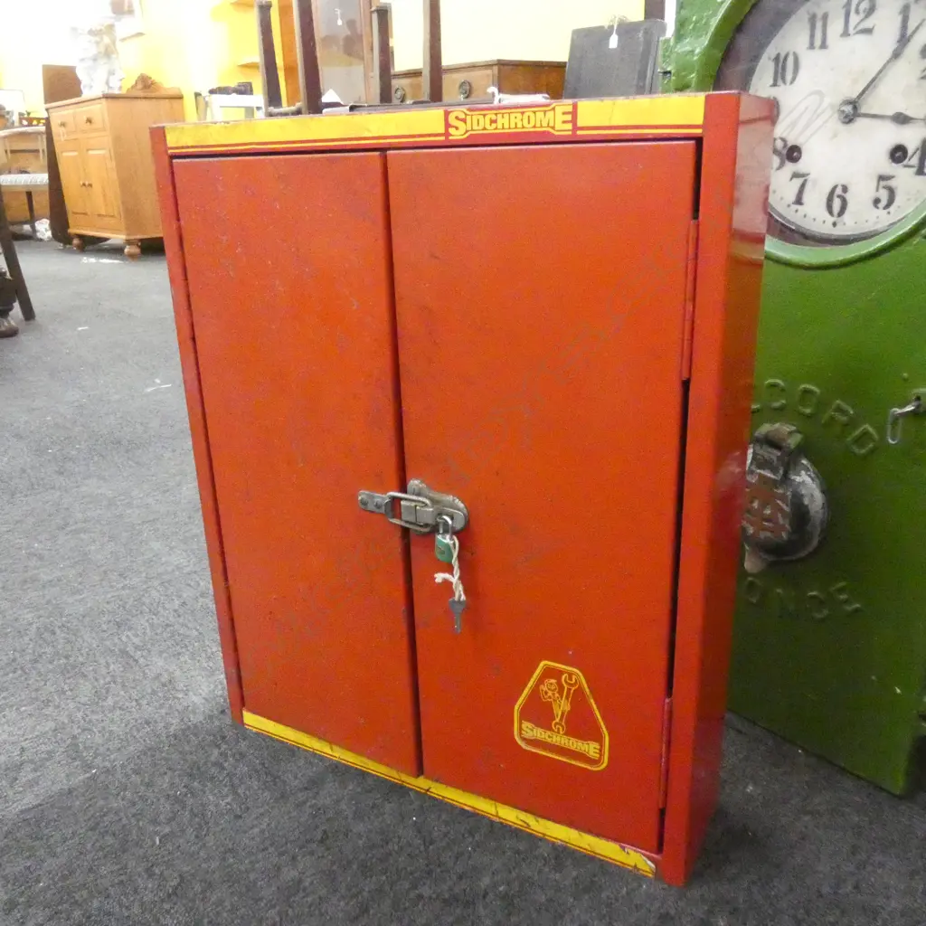 VINTAGE SIDCHROME TOOL CASE & CONTENTS W.600mm Image 1++
