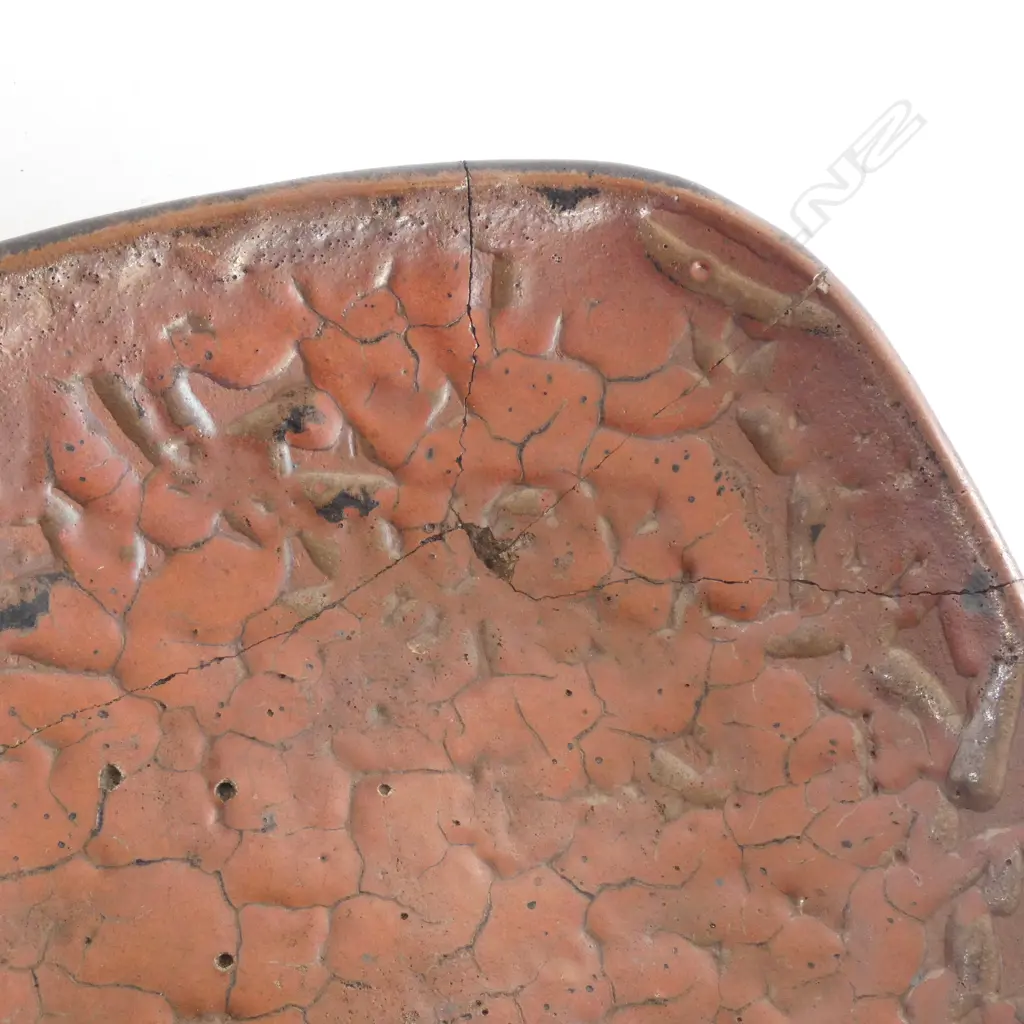 LEN CASTLE PRESS MOULDED DISH (REPAIRED) 385x350mm Image 1++