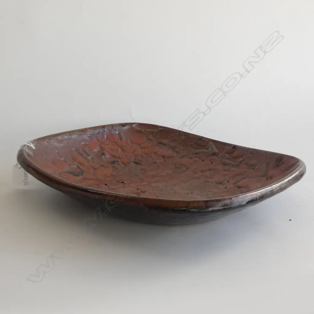 LEN CASTLE PRESS MOULDED DISH (REPAIRED) 385x350mm Image 1++