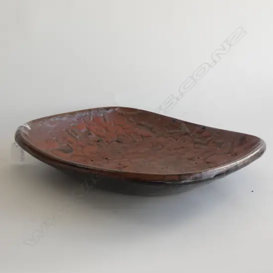 LEN CASTLE PRESS MOULDED DISH (REPAIRED) 385x350mm