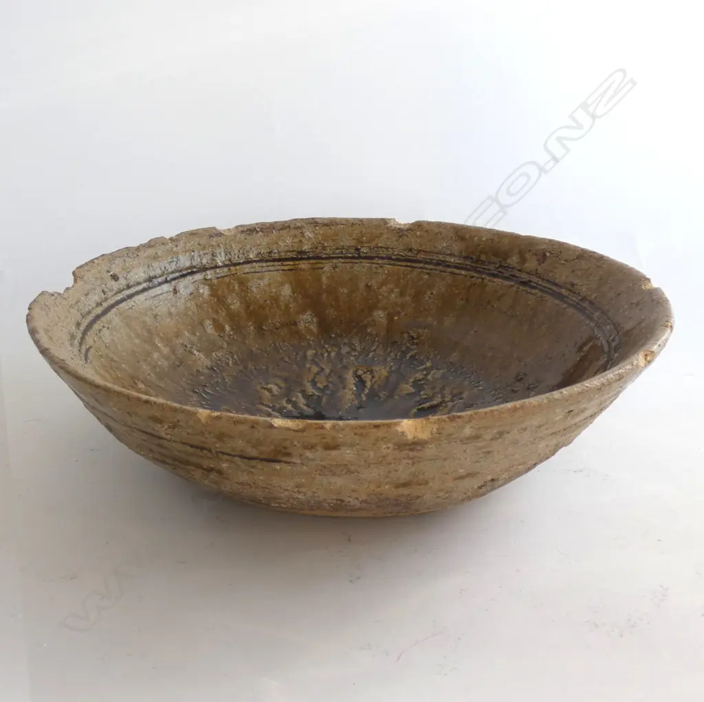 LEN CASTLE BOWL CHIPPED RIM 305mm dia Image 1++