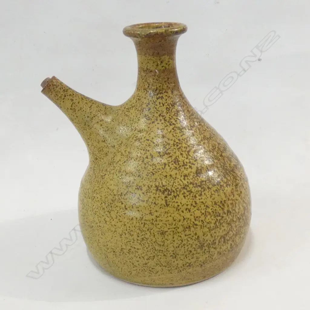 NICOLE KOLIG POTTERY VESSEL WITH SPOUT H200MM POTTERS STAMP Image 1++