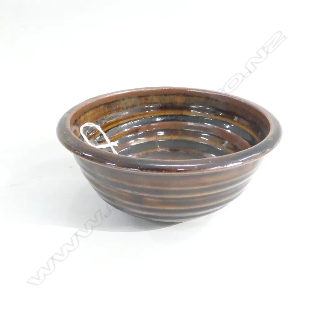 SONG DYNASTY STYLE BROWN POTTERY BOWL DIA 142MM Image 1++