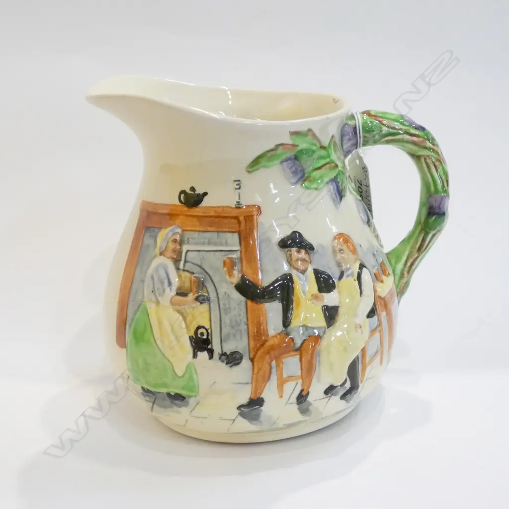 CROWN DEVON MUSICAL JUG (WORKS) H.170mm Image 1++