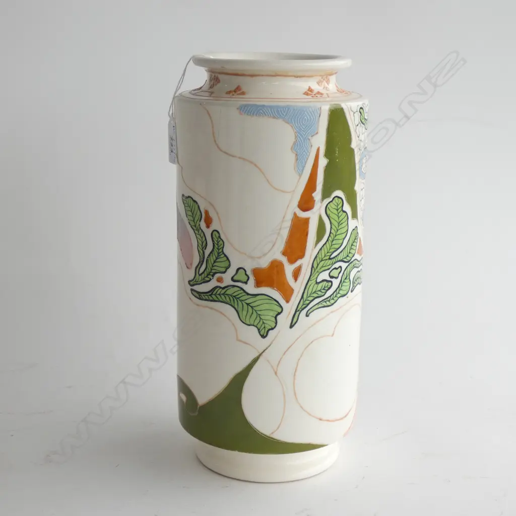 JAPANESE ROYAL NIPPON HAND PAINTED VASE H.320mm Image 1++