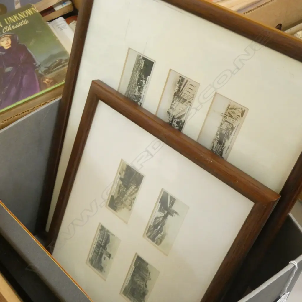 SM BOX FRAMED ART / PRINTS/ CIGARETTE CARDS Image 1++