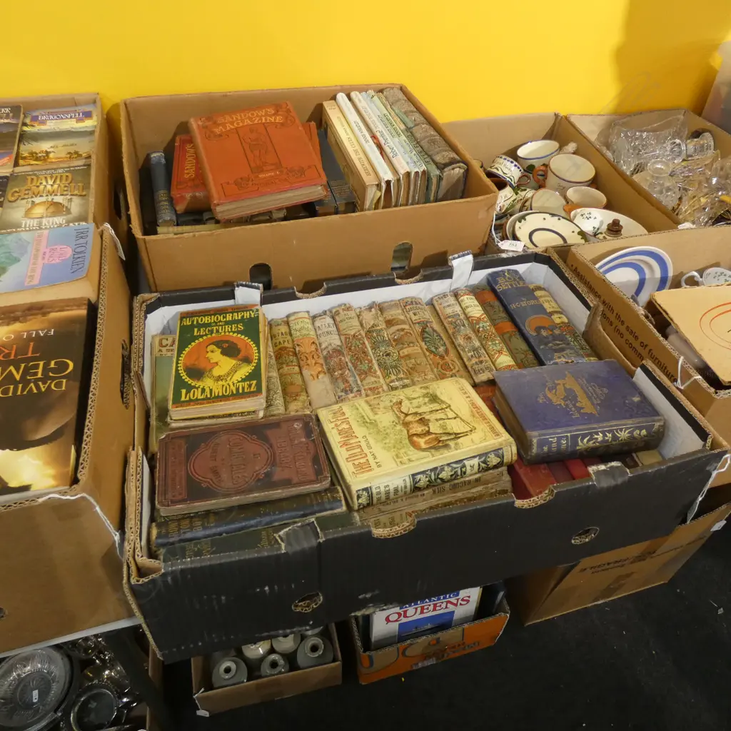 2 BOXES BOOKS; EDWARDIAN LITERATURE Image 1++