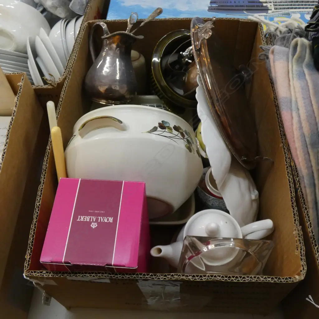 BOX LOT ASST. CHINA; DENBY ETC Image 1++