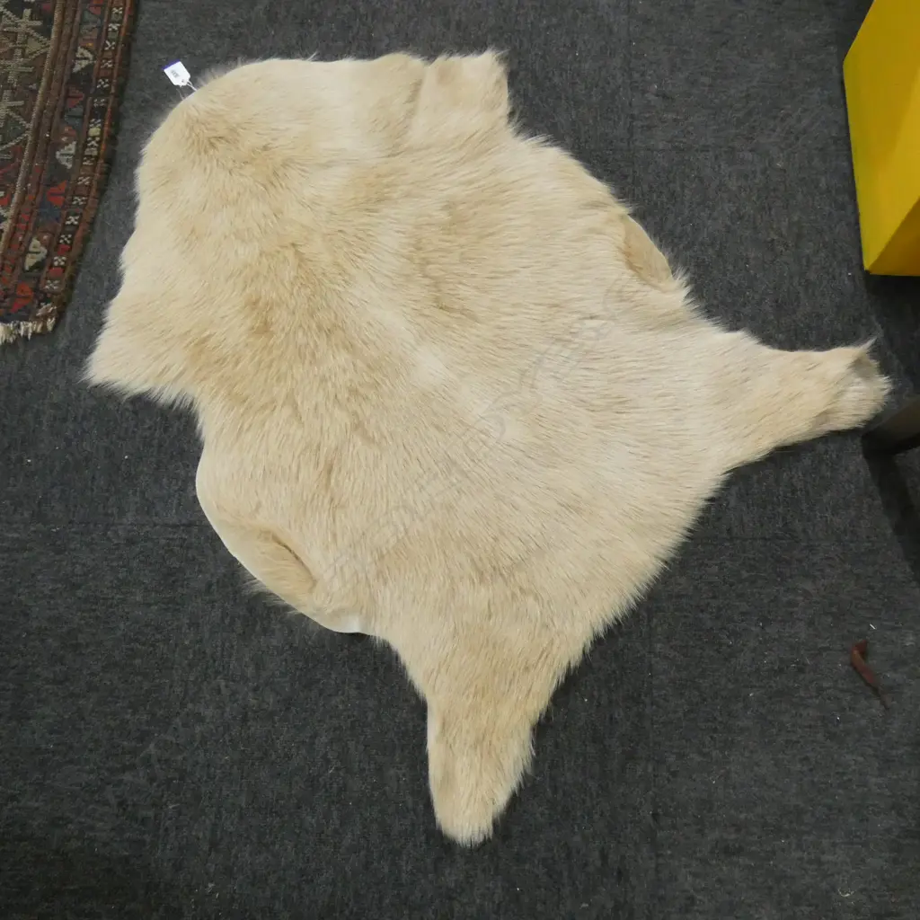 HIMALAYAN GOAT HIDE RUG L 900MM Image 1++