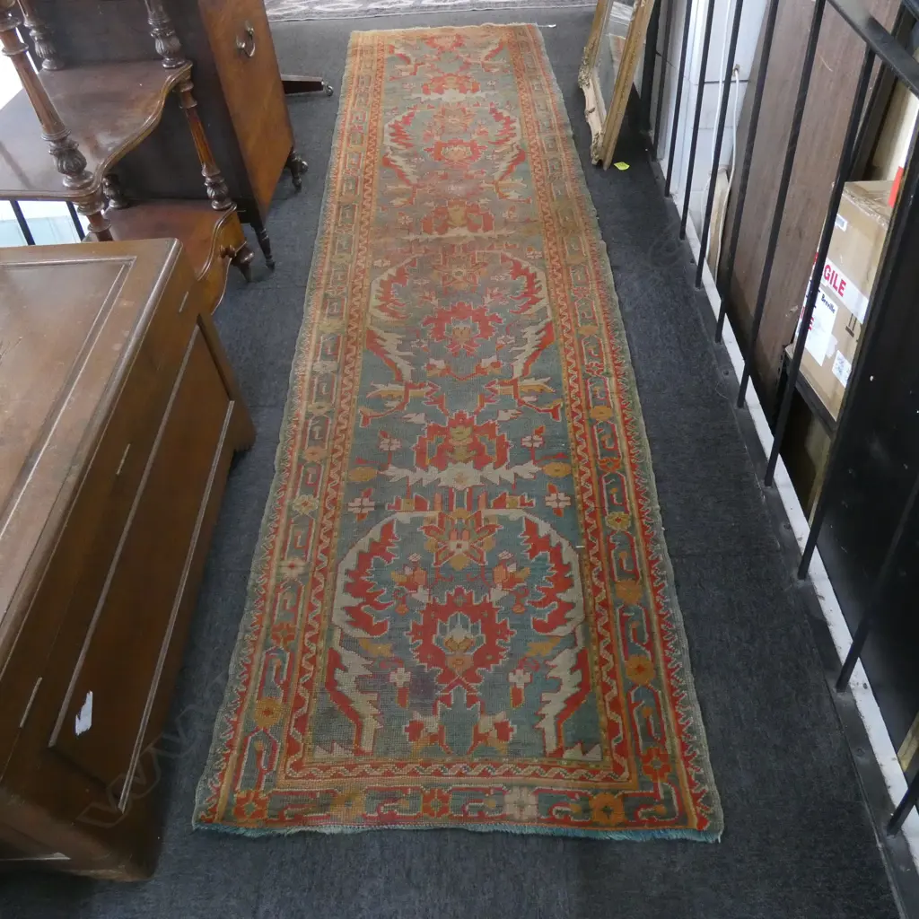 HAND KNOTTED ALL WOOL RUNNERL 3600 MM Image 1++