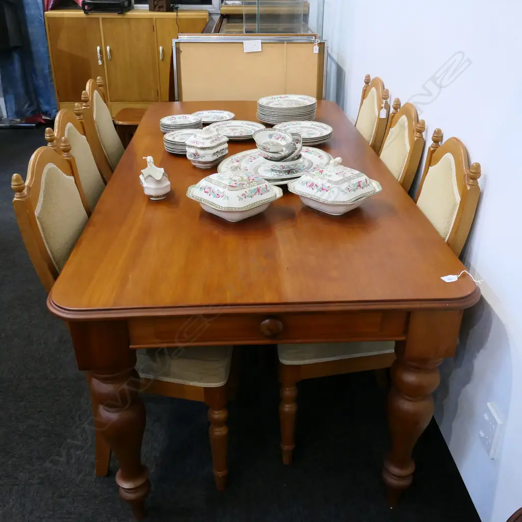 KAURI COLONIAL STYLE DINING TABLE & 6 CHAIRS... Image 1++