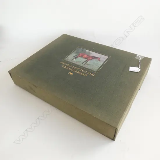 LG BOXED BOOK 'NOTABLE NEW ZEALAND THOROUGHBREDS'