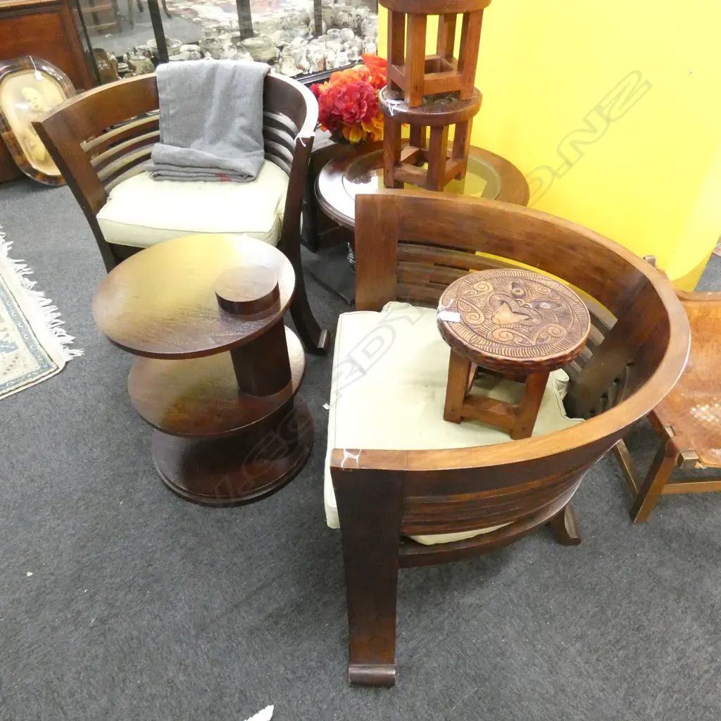 PR WOODEN CLUB CHAIRS Image 1++