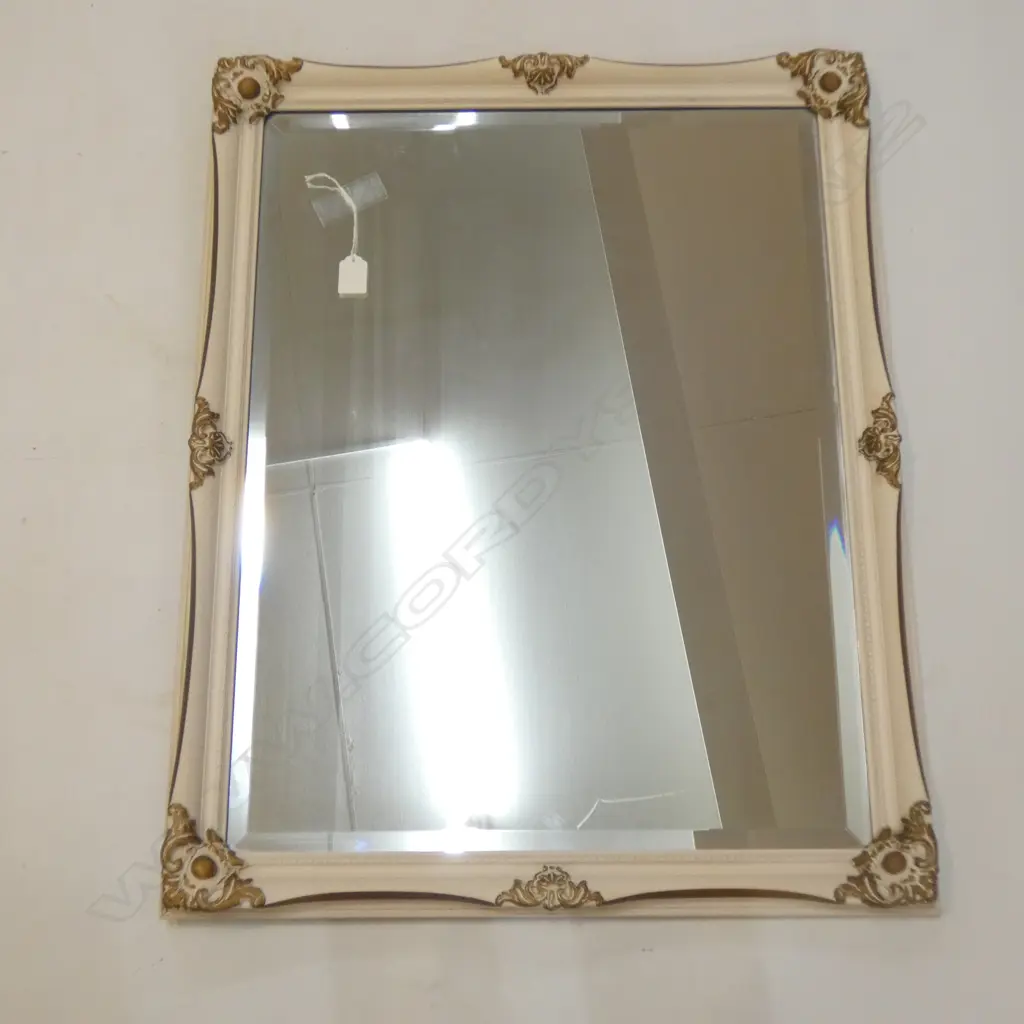 FRAMED BEVELLED MIRROR 745x590mm Image 1++