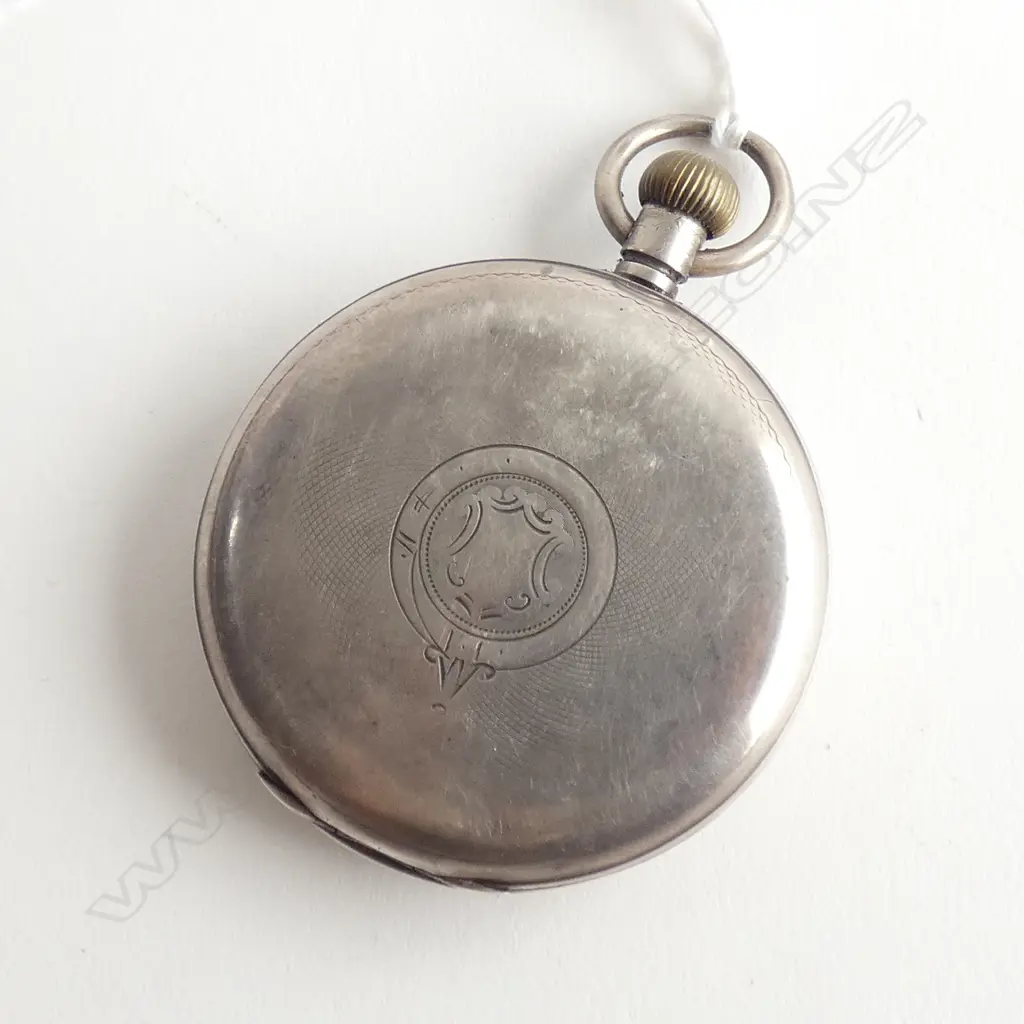 STG SILVER POCKET WATCH NOT WORKING NO GLASS Image 1++