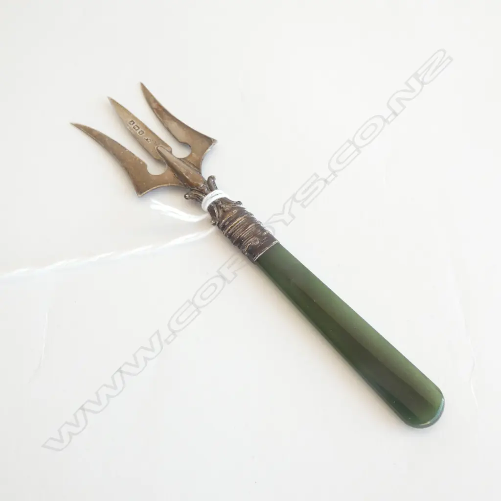 STG SILVER AND GREENSTONE FORK L 130 MM Image 1++