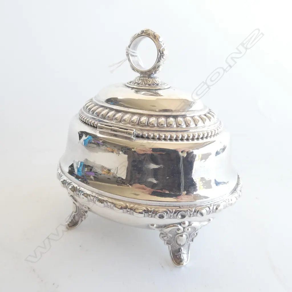 800 SILVER LIDDED CONTAINER 167 GRAMS Image 1++