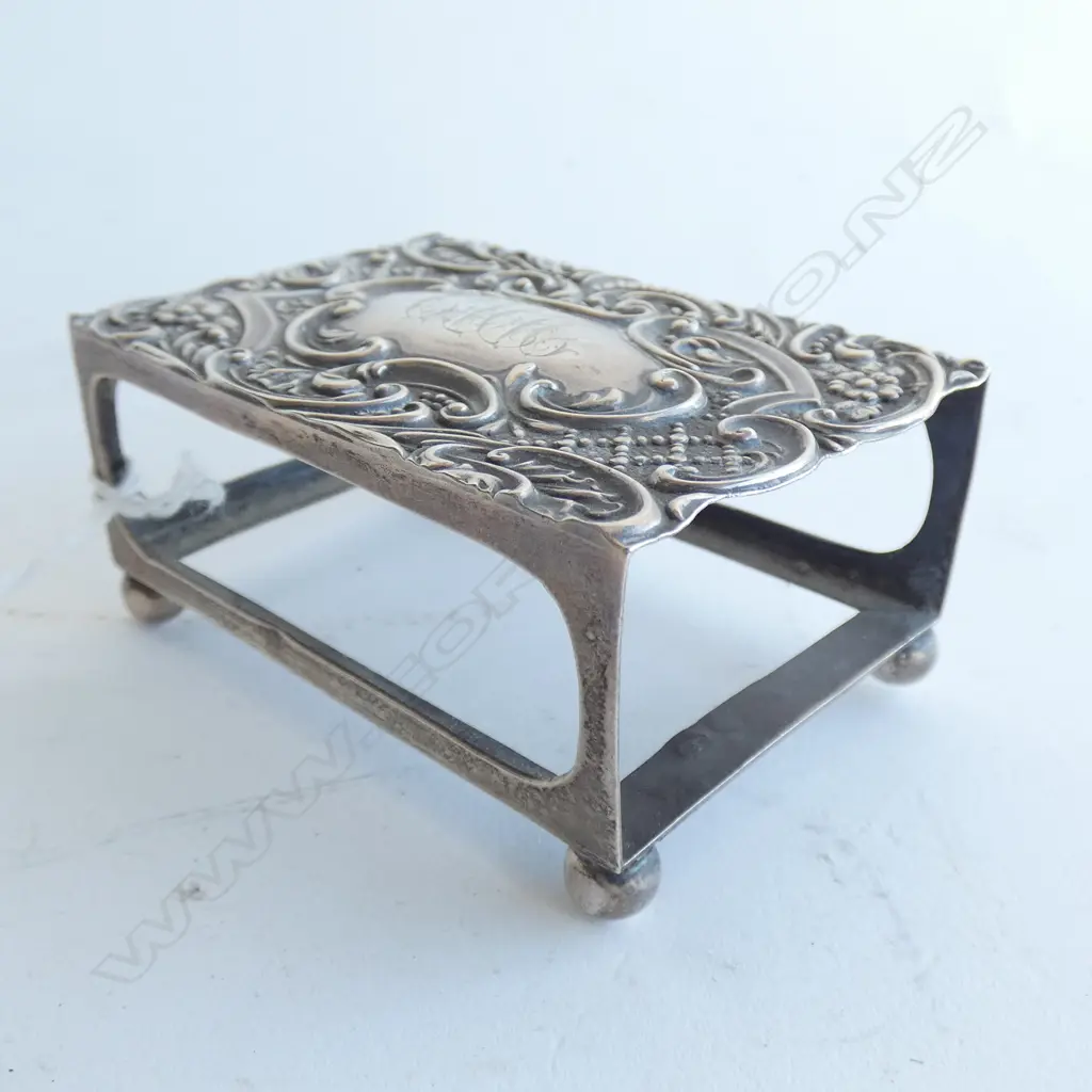 SILVER MATCHBOX HOLDER BIRMINGHAM 1901 35gm Image 1++