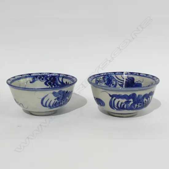 PR OF MING STYLE B+ WHITE BOWLS D120 MM