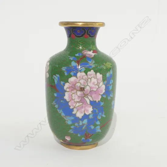 SMALL CLISONNE VASE 