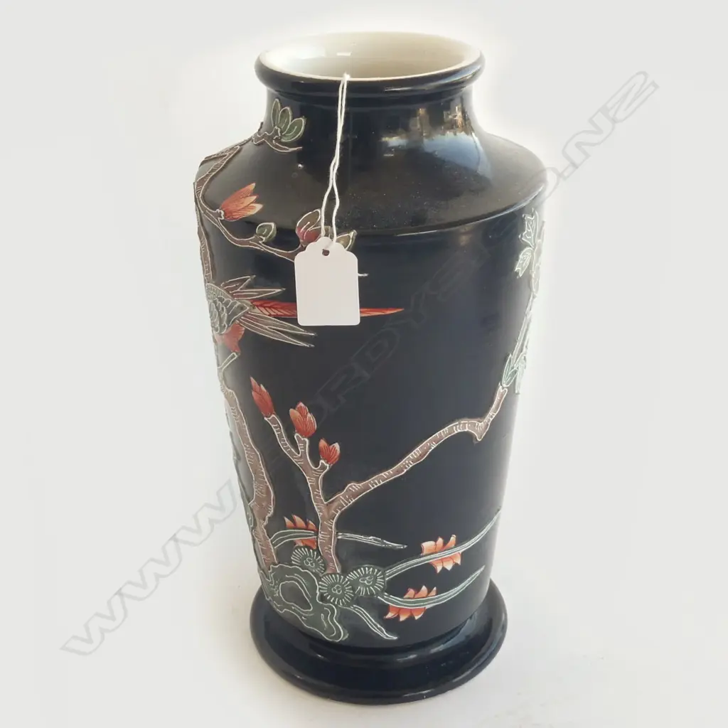 JAPANESE HAND PAINTED ROYAL NISHIKI VASE - H 300MM Image 1++