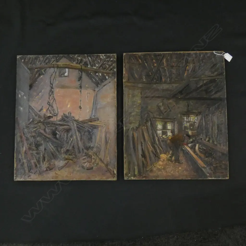 PR OLD OIL ON CANVAS PAINTINGS Image 1++