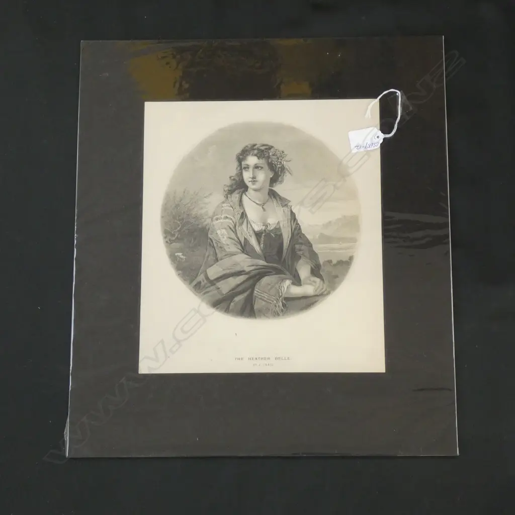 ANTIQUE LITHOGRAPH 'THE HEATHER BELLE' Image 1++