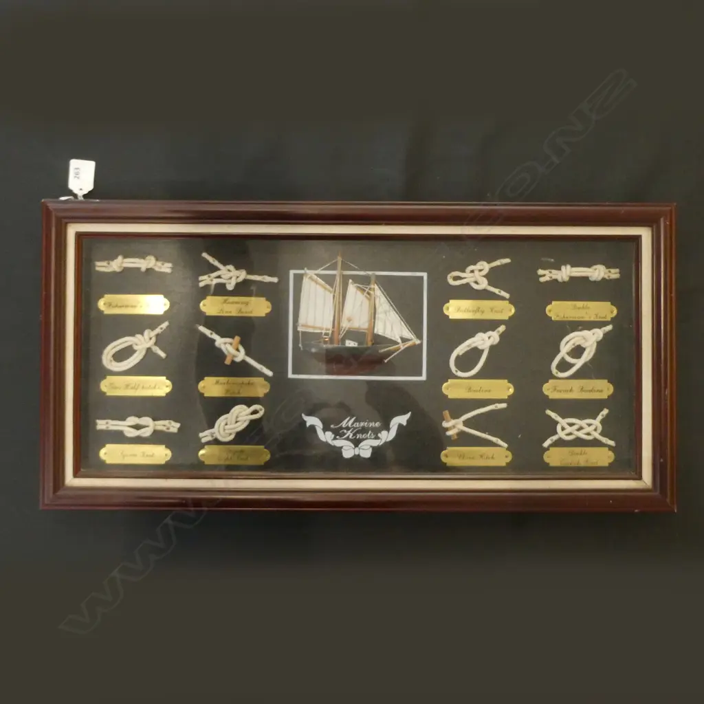 FRAMED ROPEWORK DISPLAY Image 1++