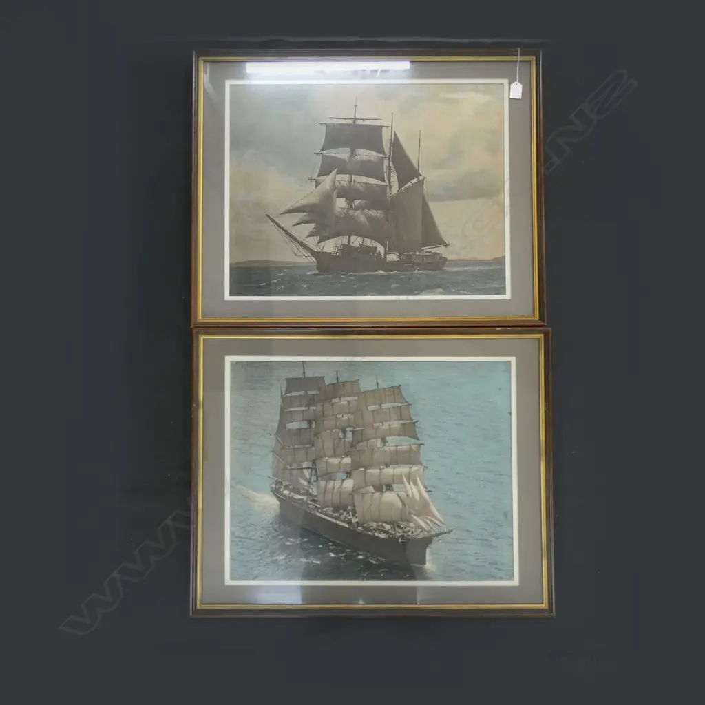 PR HAND TINTED WHITE'S AVIATION PHOTOS OF TALL SHIPS  580 X 450MM Image 1++