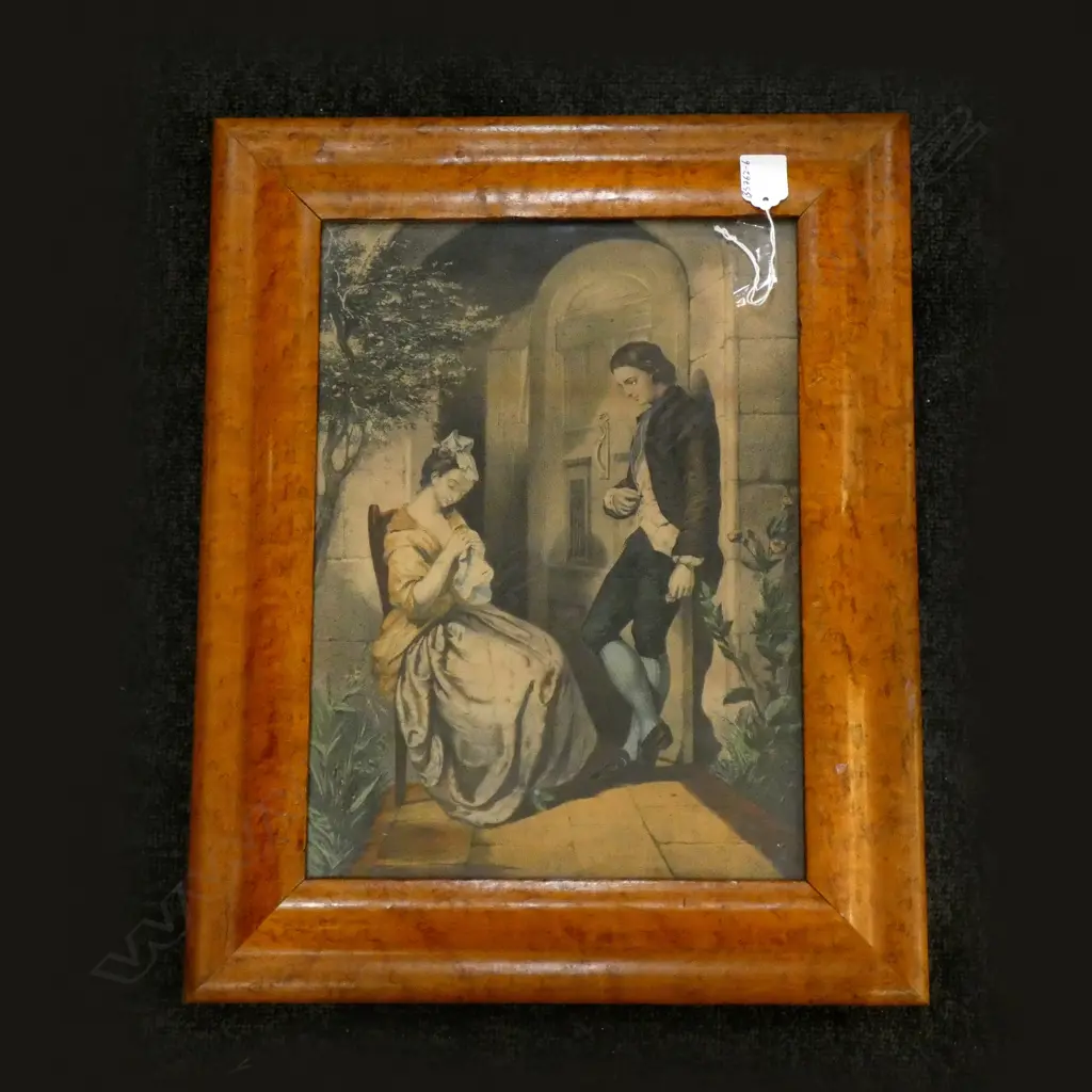 VICT. FRAMED ENGRAVING H. 340MM L. 250MM Image 1++