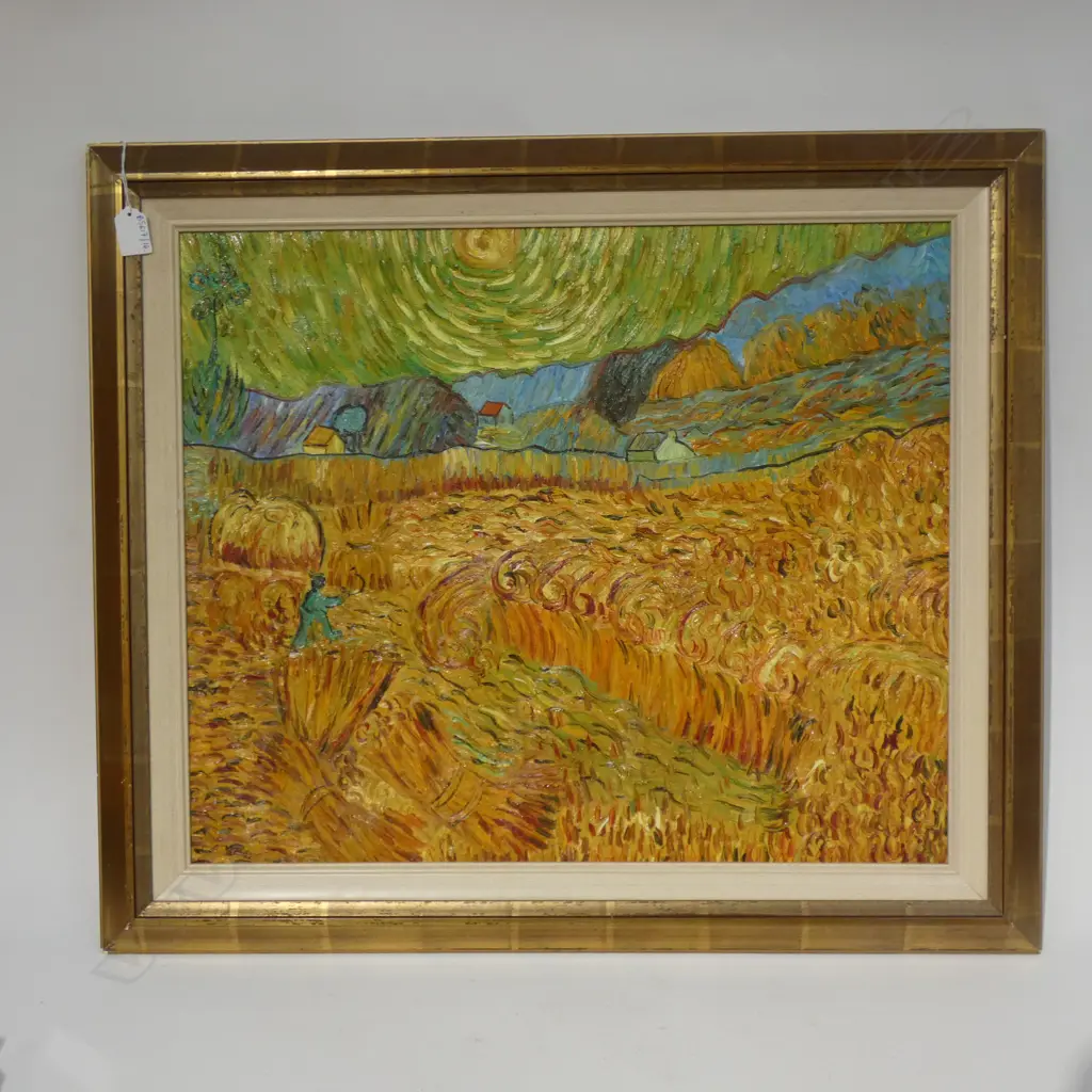 VAN GOGH 'WHEATFIELD' REPRODUCTION OIL 500x600mm Image 1++
