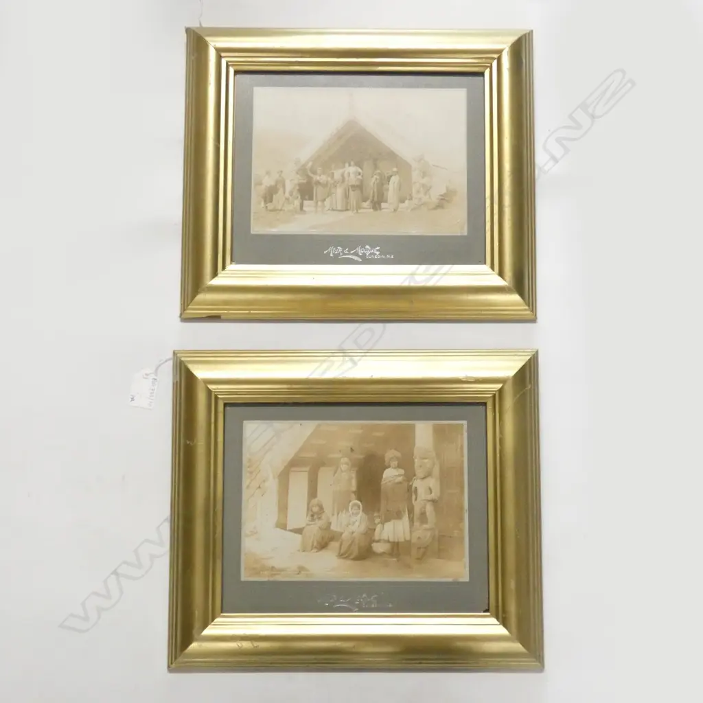 2 MUIR & MOODIE OLD MAORI PHOTOGRAPHS 140x200mm Image 1++