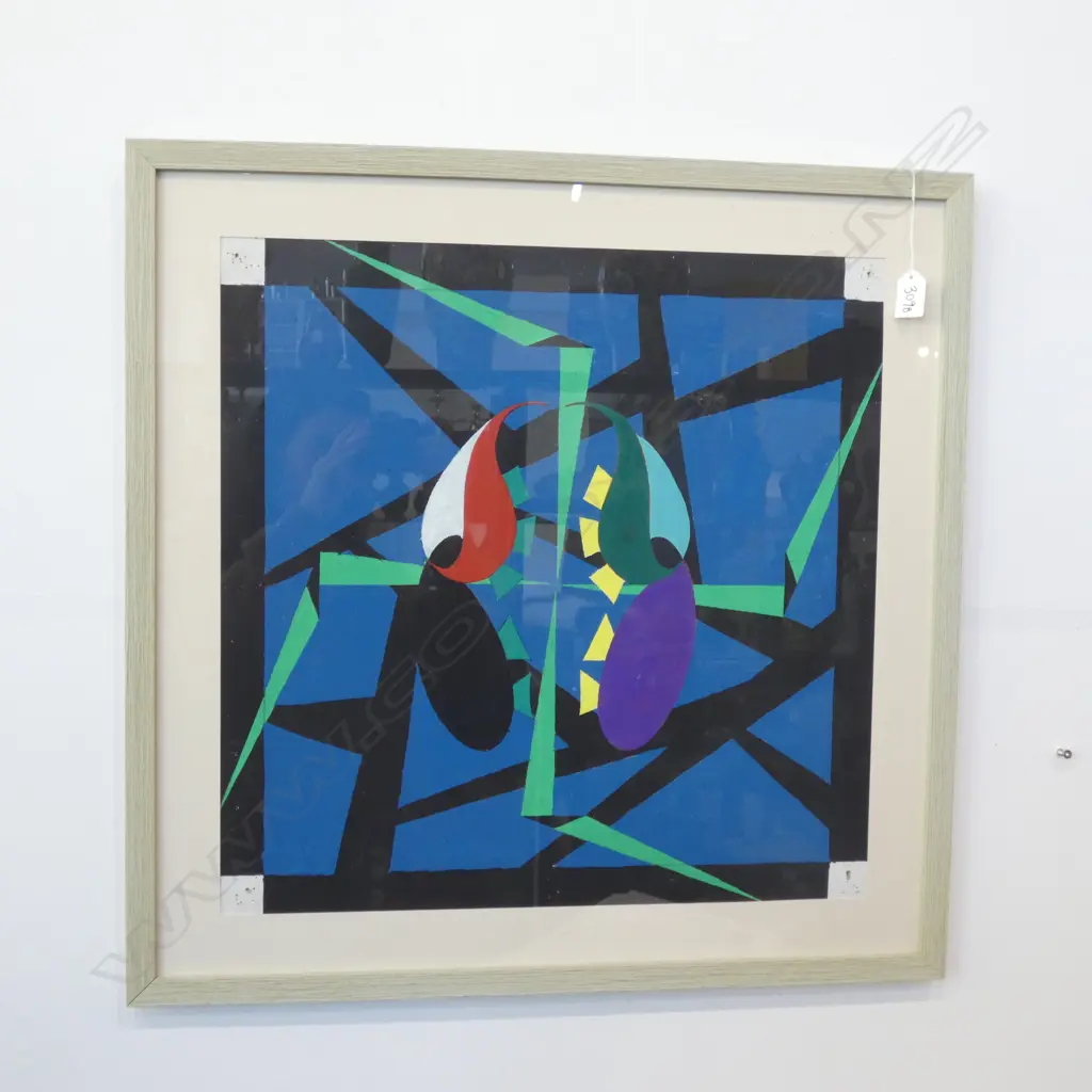 ABSTRACT ACRYLIC BY LLOYD HILLYER  500 X 490MM Image 1++