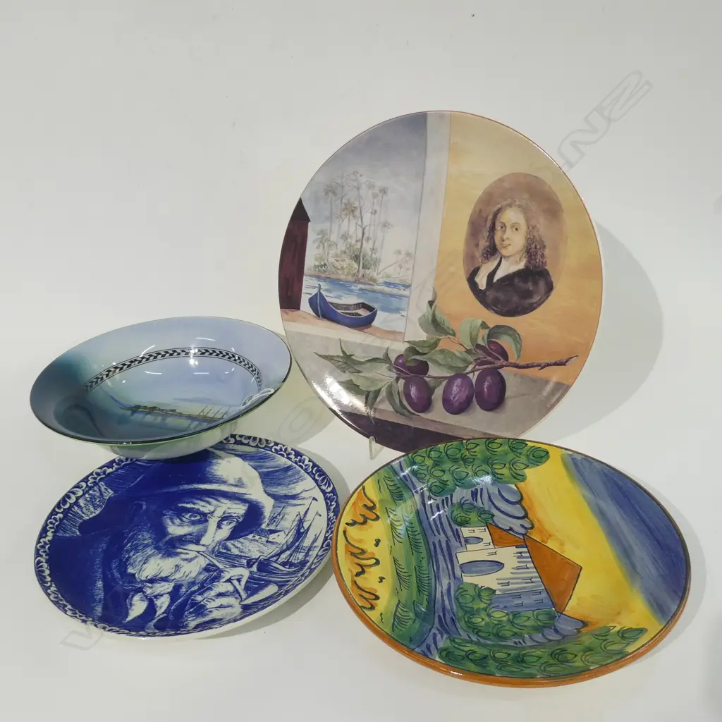 3 ASST PLATES (LARGEST DIA 305MM & BOWL (DIA 240MM) Image 1++