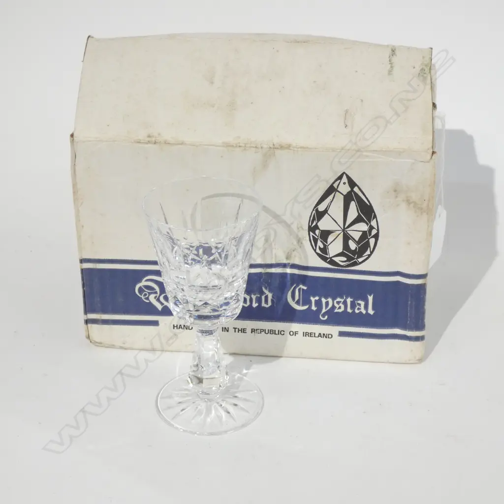 SIX WATERFORD CRYSTAL PORT GLASSES - IN ORIGINAL BOX Image 1++
