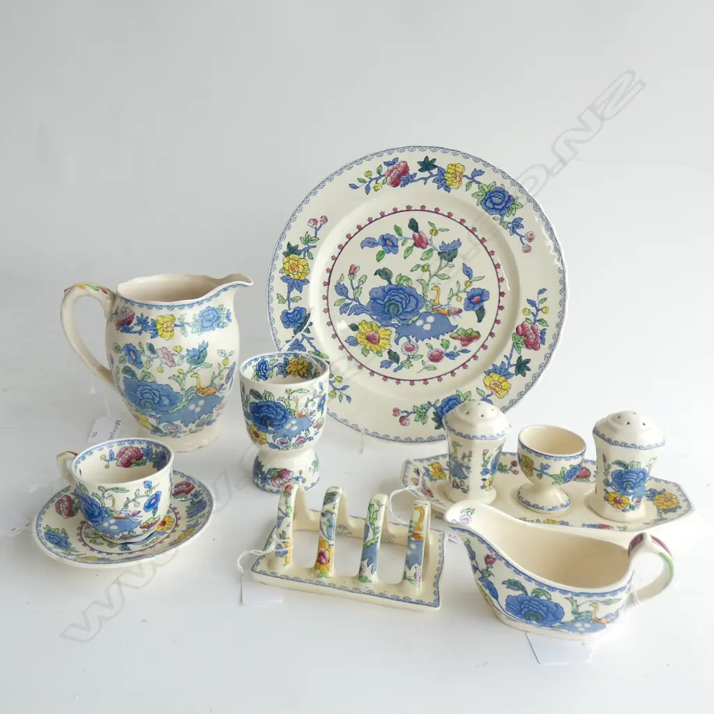 MASON IRONSTONE 7PCS REGENCY PATTERN CHINA Image 1++