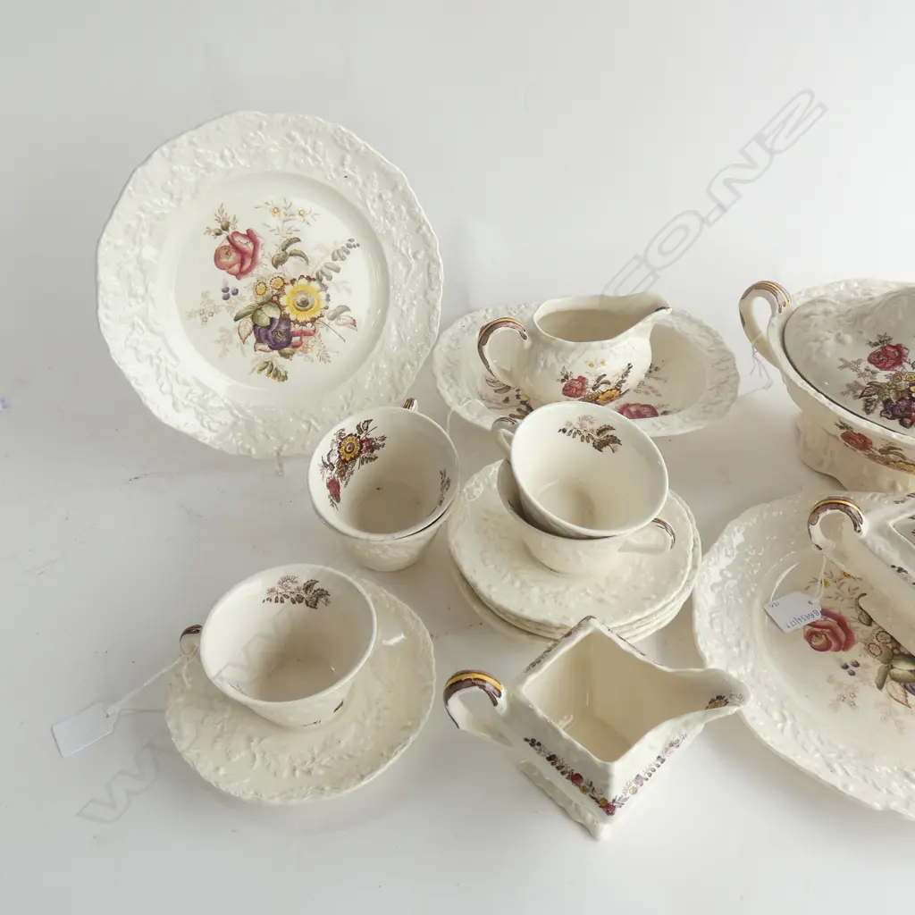 MASON IRONSTONE 12PC FRIARSWOOD PAT PART SERVICE Image 1++