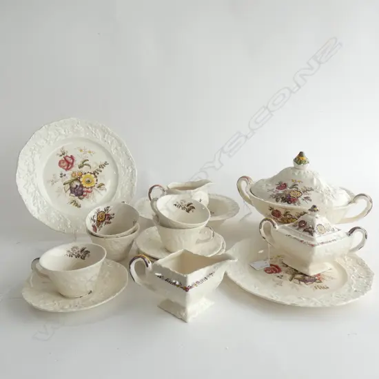 MASON IRONSTONE 12PC FRIARSWOOD PAT PART SERVICE