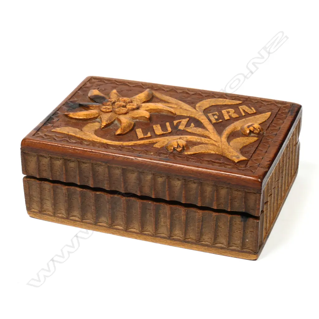 Wooden Double Stamp Box Image 1++