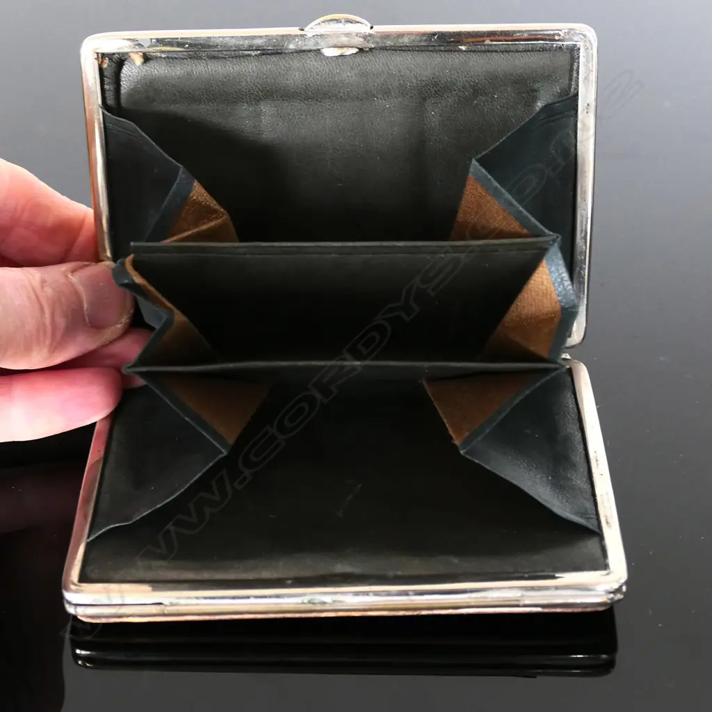 Immaculate Fawn Leather Double Sided Wallet, Image 1++