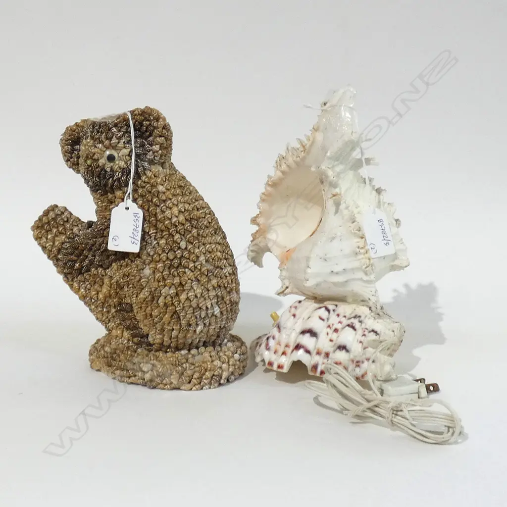 SHELL LAMP WITH SHELL KOALA BEAR H 200 MM Image 1++