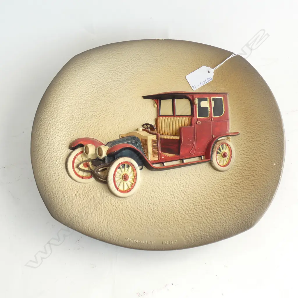 BOSSON VINTAGE CAR WALL PLACQUE  320 X 280MM Image 1++