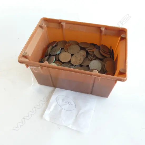 COINS; 5.8 KG 1960s PENNYS ETC