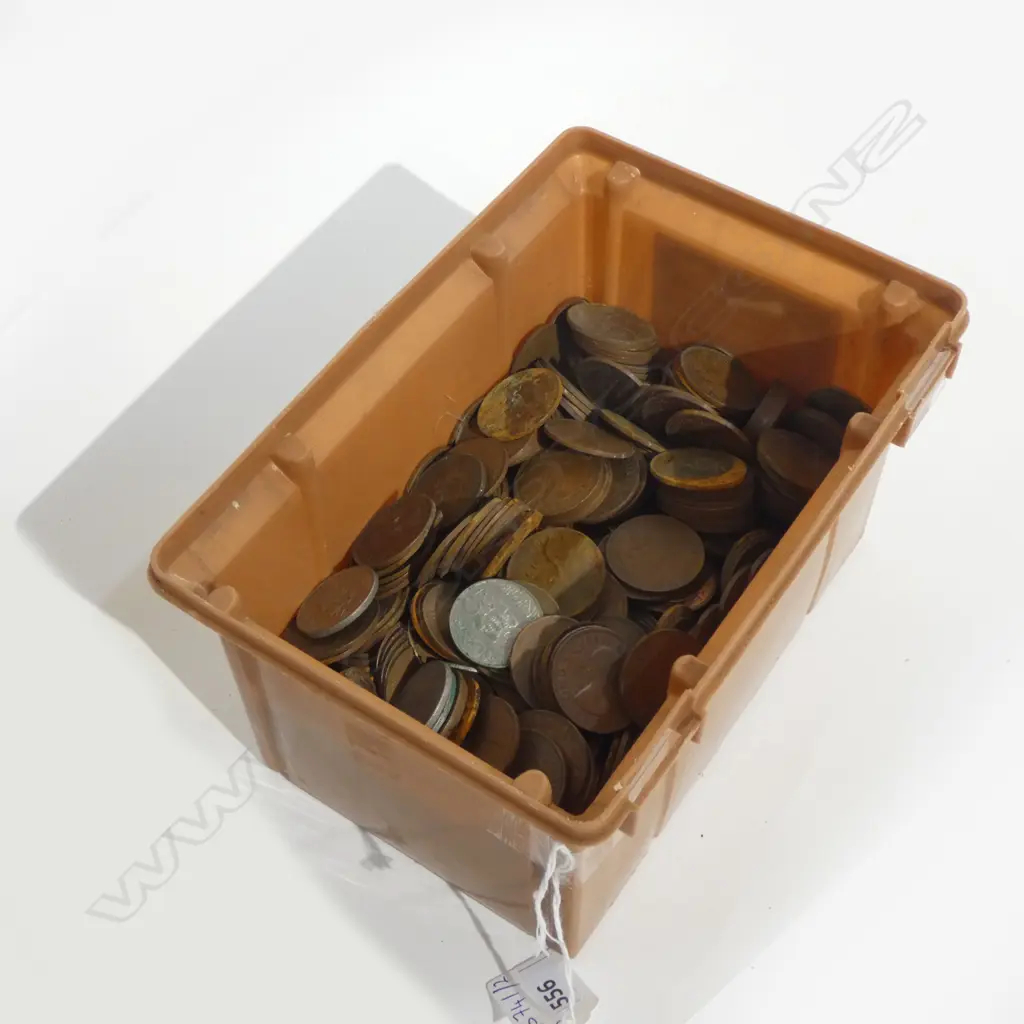 COINS; 5.7 KG 1960s PENNYS ETC Image 1++