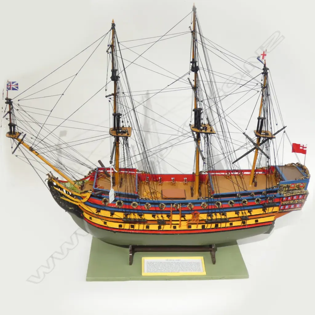 HAND MADE MODEL OF HMS ROYAL JAMES L 800 MM Image 1++