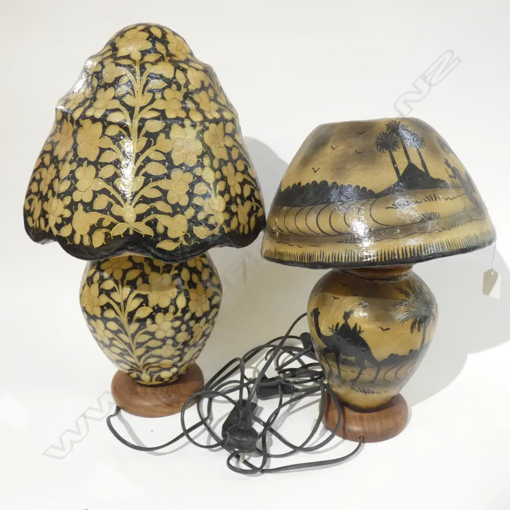 2X HANDMADE MIDDLE EASTERN LAMPS H. 550MM Image 1++