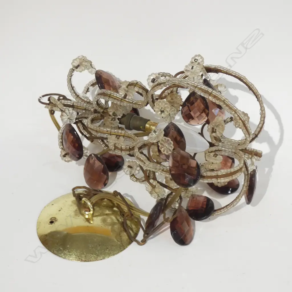 SMALL SINGLE LIGHT MURANO CHANDELIER H. 300MM Image 1++
