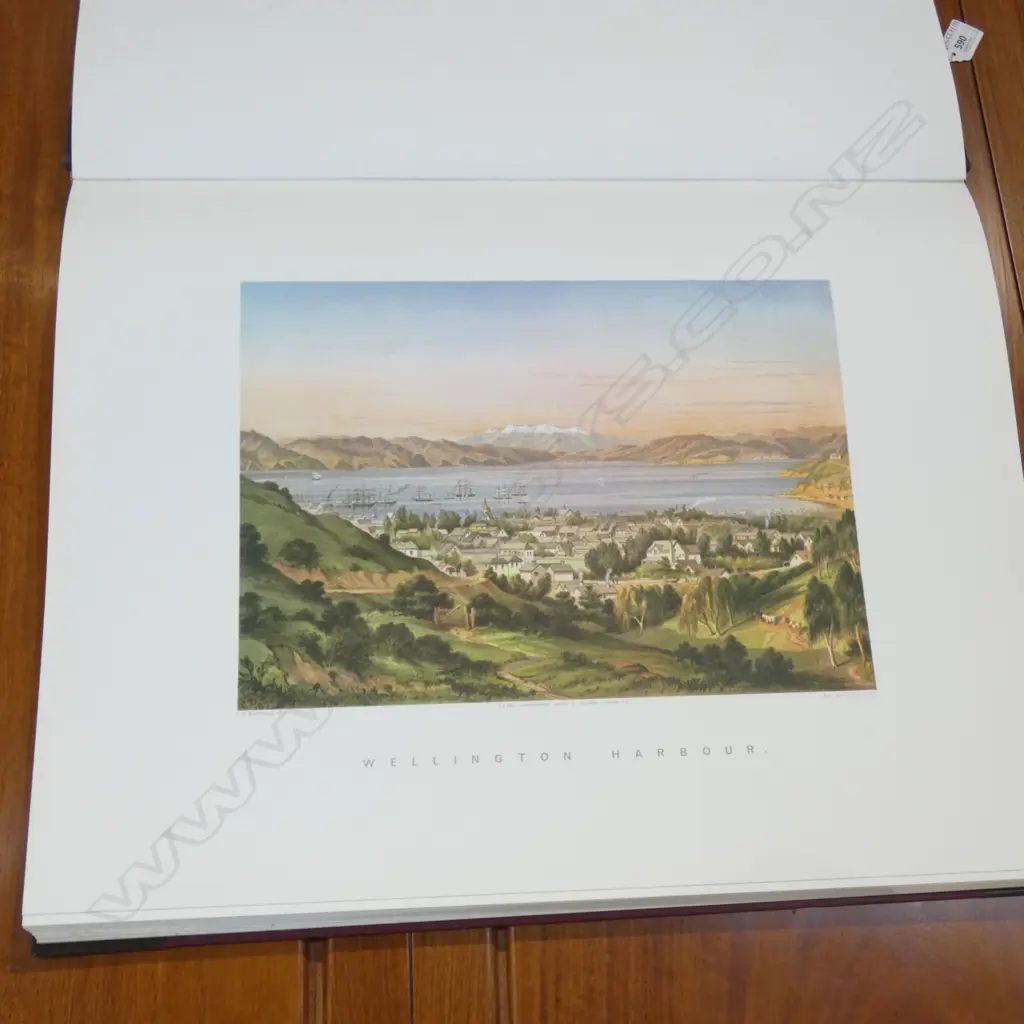 BOOK; 'NEW ZEALAND GRAPHIC AND DESCRIPTIVE' 1973 REPRINT 575x450mm Image 1++