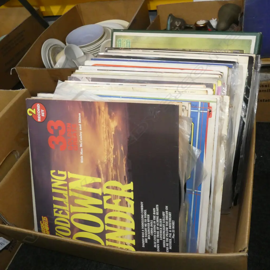 BOX LOT RECORDS Image 1++